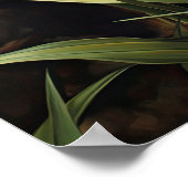 Lila Irische Blume Art Print Poster (Ecke)