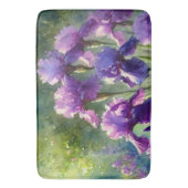 Lila Irische Blumenflorfarben-Badematte Badematte (Vorderseite Vertikal)