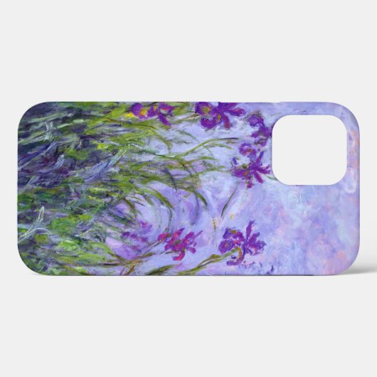 Lila Irische Blumenlandschaft Claude Monet Case-Mate iPhone Hülle (Rückseite (Horizontal))