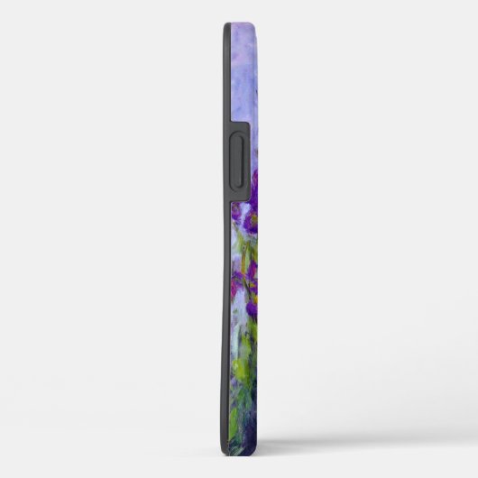 Lila Irische Blumenlandschaft Claude Monet Case-Mate iPhone Hülle (Rückseite / Rechts)