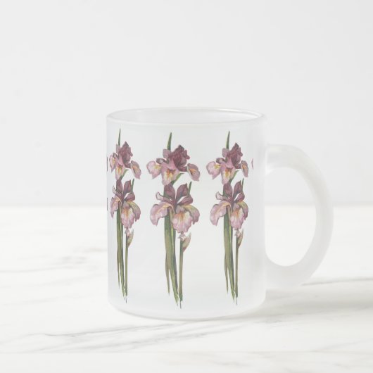 Lila Irische Mattierte Tasse (Rechts)