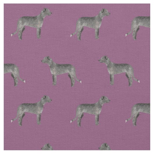 lila irisches Wolfshund Stoff (Nahaufnahme)