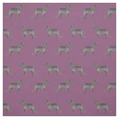 lila irisches Wolfshund Stoff (Muster)