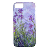 Lila Irises Floral Claude Monet Case-Mate iPhone Hülle (Rückseite)