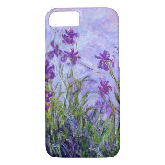 Lila Irises Floral Claude Monet Case-Mate iPhone Hülle (Rückseite)