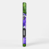 Lila Irises Floral iPhone Hülle (Rechte Seite)