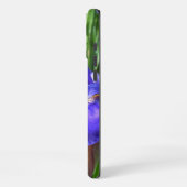 Lila Irises Floral iPhone Hülle (Linke Seite)