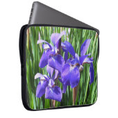 Lila Irises Laptop Sleeve (Vorne Rechts)