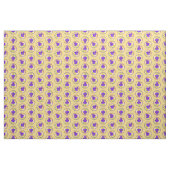 Lila Irisgemälde Original Blume Kunst Stoff (Yard (91,4 cm))