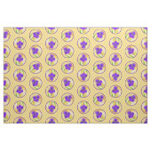 Lila Irisgemälde Original Blume Kunst Stoff (Fat Quarter (45,7 x 55,9 cm))