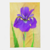 Lila Irislackierung - Niedlicher Originalhund A Geschirrtuch (Vertikal)