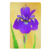 Lila Irislackierung - Niedlicher Originalhund A Mini Klemmbrett (Rückseite)