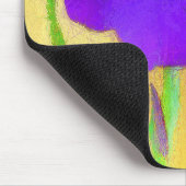 Lila Irislackierung - Niedlicher Originalhund A Mousepad (Ecke)