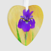 Lila Irislackierung - Niedlicher Originalhund A Ornament (Vorderseite)