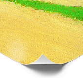 Lila Irislackierung - Niedlicher Originalhund A Poster (Ecke)