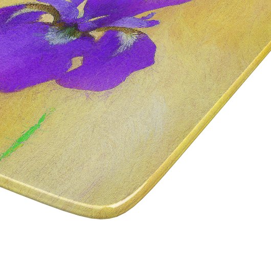 Lila Irislackierung - Niedlicher Originalhund A Schneidebrett (Ecke)