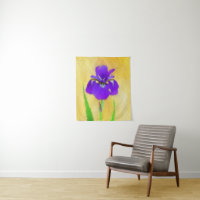 Lila Irislackierung - Original Blume Kunst