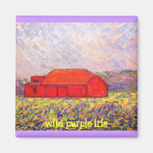 lila Irismotto Magnet