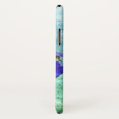 Lila IrisWatercolor Case-Mate iPhone Hülle (Hinten/Rechts)