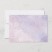 Lila ist eine kleine Wildblume unterwegs danke (Rückseite)