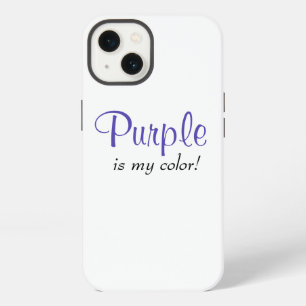 Lila ist meine Farbe Süße Mädchen-Zitat  iPhone 13 Hülle
