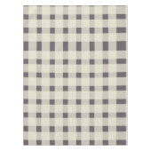 Lila Ivory Gingham Pattern Tischdecke (Vorderseite)