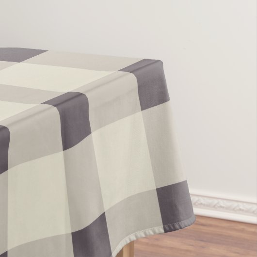 Lila Ivory Gingham Pattern Tischdecke (Beispiel)