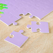 Lila Jacaranda-Baum Aquarellmalerei Puzzle (Seite)