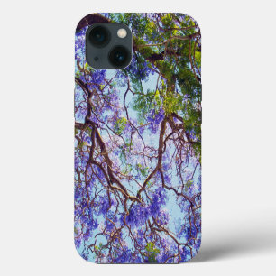 Lila Jacaranda-Baum-Ölfarbe, iPhone 13 Hülle