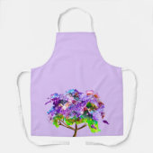 Lila Jacaranda-Baumart Schürze (Vorderseite)