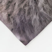 Lila Jacaranda Koala Bear, Fleecedecke (Ecke)