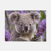 Lila Jacaranda Koala Bear, Fußmatte (Vorderseite)
