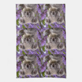 Lila Jacaranda Koala Bear, Geschirrtuch (Vertikal)