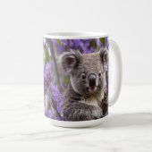 Lila Jacaranda Koala Bear, Kaffeetasse (VorderseiteRechts)