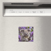 Lila Jacaranda Koala Bear, Magnet (In Situ (Geschirrspüler))
