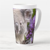 Lila Jacaranda Koala Bear, Milchtasse (Rechte Ecke)