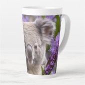 Lila Jacaranda Koala Bear, Milchtasse (Rechte Ecke)