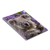 Lila Jacaranda Koala Bear, Notizblock (Rechte Seite)