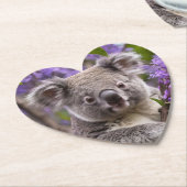 Lila Jacaranda Koala Bear, Untersetzer (angewinkelt)