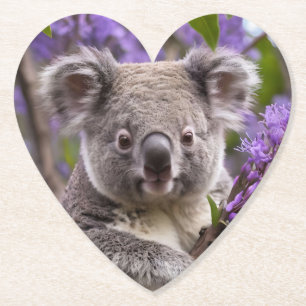 Lila Jacaranda Koala Bear, Untersetzer