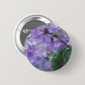 Lila Jacaranda Tree Blume Button (Vorne & Hinten)