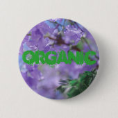 Lila Jacaranda Tree Blume Button (Vorderseite)