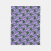 Lila Jacaranda Tree Blume Fleecedecke (Vorderseite)