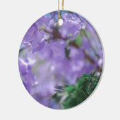 Lila Jacaranda Tree Blume Keramik Ornament (Links)