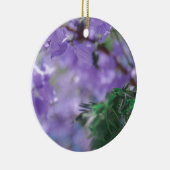 Lila Jacaranda Tree Blume Keramik Ornament (Rechts)
