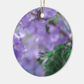 Lila Jacaranda Tree Blume Keramik Ornament (Links)