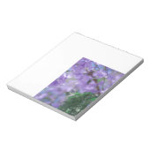 Lila Jacaranda Tree Blume Notizblock (Rotiert)