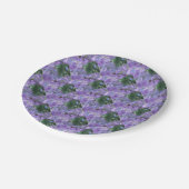 Lila Jacaranda Tree Blume Pappteller (Schrägansicht)