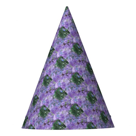 Lila Jacaranda Tree Blume Partyhütchen (Vorderseite)