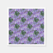 Lila Jacaranda Tree Blume Serviette (Vorderseite)